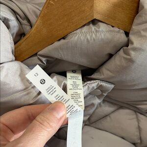 lululemon athletica Gray Puffer Vest